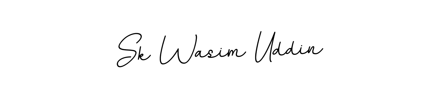 Sk Wasim Uddin stylish signature style. Best Handwritten Sign (BallpointsItalic-DORy9) for my name. Handwritten Signature Collection Ideas for my name Sk Wasim Uddin. Sk Wasim Uddin signature style 11 images and pictures png