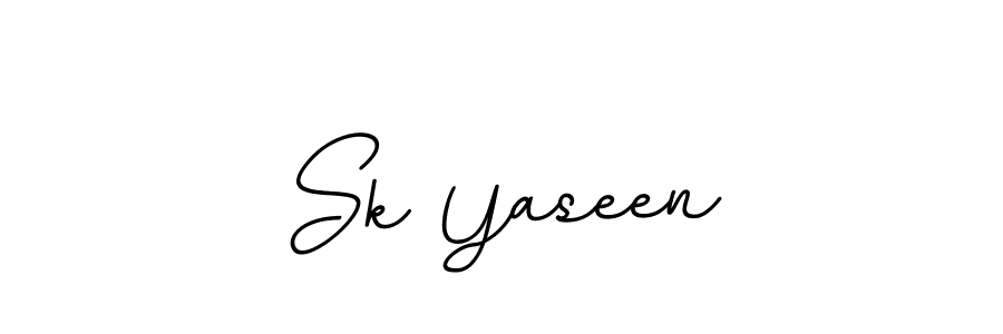 The best way (BallpointsItalic-DORy9) to make a short signature is to pick only two or three words in your name. The name Sk Yaseen include a total of six letters. For converting this name. Sk Yaseen signature style 11 images and pictures png