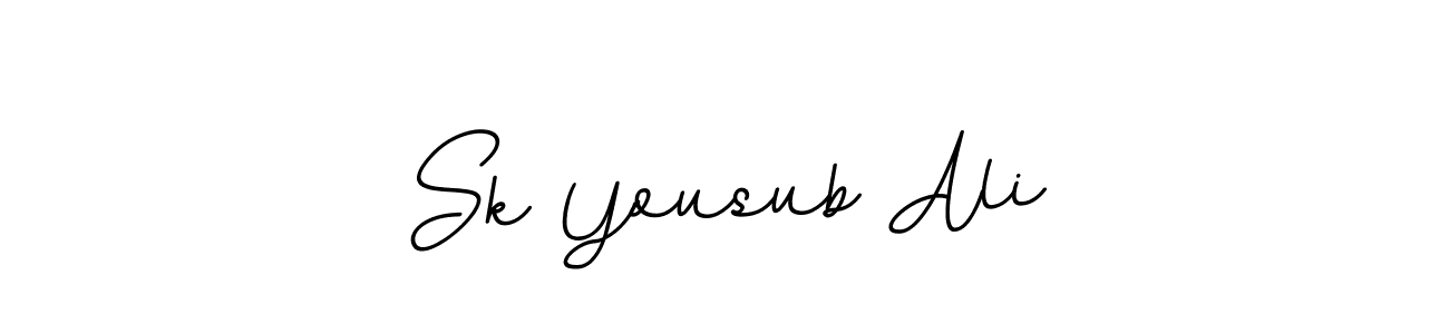 Also we have Sk Yousub Ali name is the best signature style. Create professional handwritten signature collection using BallpointsItalic-DORy9 autograph style. Sk Yousub Ali signature style 11 images and pictures png
