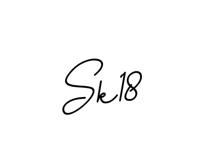 The best way (BallpointsItalic-DORy9) to make a short signature is to pick only two or three words in your name. The name Sk18 include a total of six letters. For converting this name. Sk18 signature style 11 images and pictures png