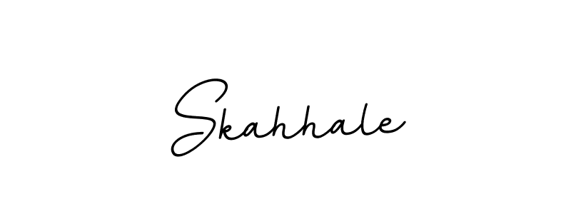 Make a beautiful signature design for name Skahhale. With this signature (BallpointsItalic-DORy9) style, you can create a handwritten signature for free. Skahhale signature style 11 images and pictures png