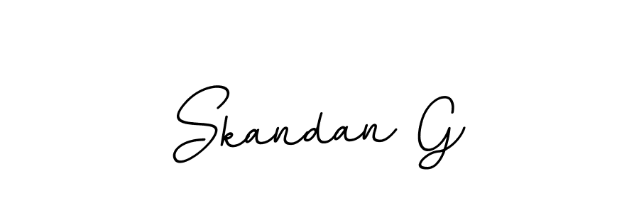 Also we have Skandan G name is the best signature style. Create professional handwritten signature collection using BallpointsItalic-DORy9 autograph style. Skandan G signature style 11 images and pictures png