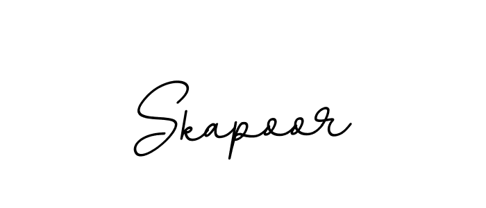 Also we have Skapoor name is the best signature style. Create professional handwritten signature collection using BallpointsItalic-DORy9 autograph style. Skapoor signature style 11 images and pictures png