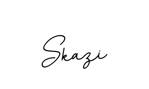 How to make Skazi signature? BallpointsItalic-DORy9 is a professional autograph style. Create handwritten signature for Skazi name. Skazi signature style 11 images and pictures png