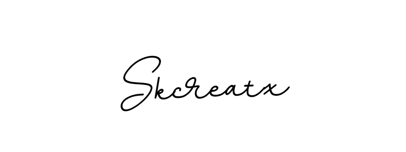 The best way (BallpointsItalic-DORy9) to make a short signature is to pick only two or three words in your name. The name Skcreatx include a total of six letters. For converting this name. Skcreatx signature style 11 images and pictures png
