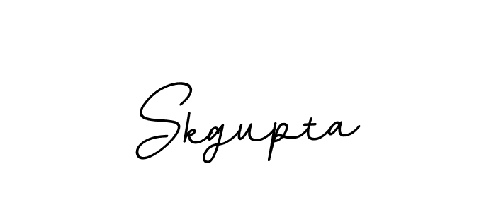 How to make Skgupta name signature. Use BallpointsItalic-DORy9 style for creating short signs online. This is the latest handwritten sign. Skgupta signature style 11 images and pictures png