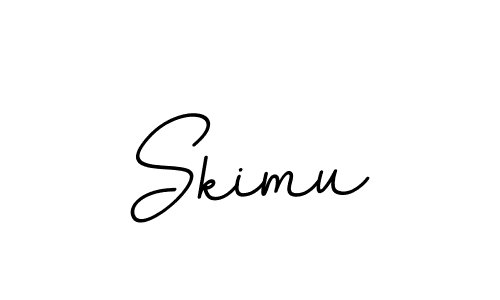 How to make Skimu name signature. Use BallpointsItalic-DORy9 style for creating short signs online. This is the latest handwritten sign. Skimu signature style 11 images and pictures png