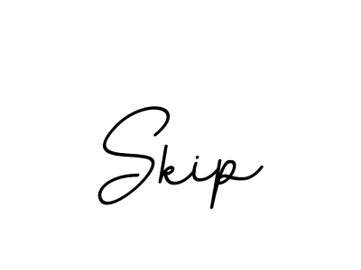 Design your own signature with our free online signature maker. With this signature software, you can create a handwritten (BallpointsItalic-DORy9) signature for name Skip. Skip signature style 11 images and pictures png