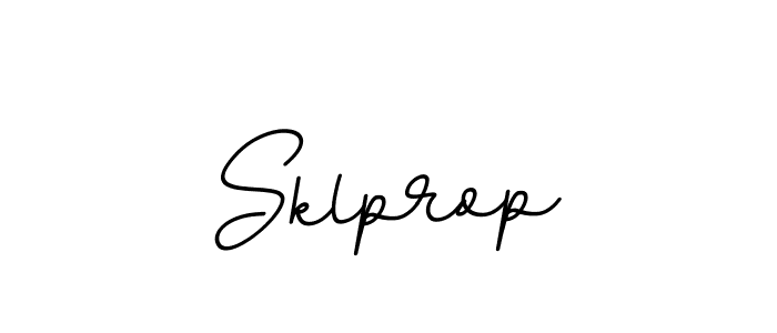 Use a signature maker to create a handwritten signature online. With this signature software, you can design (BallpointsItalic-DORy9) your own signature for name Sklprop. Sklprop signature style 11 images and pictures png