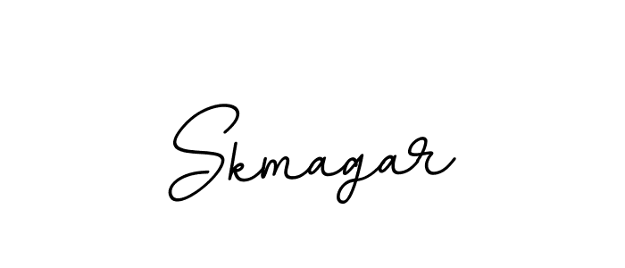 Use a signature maker to create a handwritten signature online. With this signature software, you can design (BallpointsItalic-DORy9) your own signature for name Skmagar. Skmagar signature style 11 images and pictures png