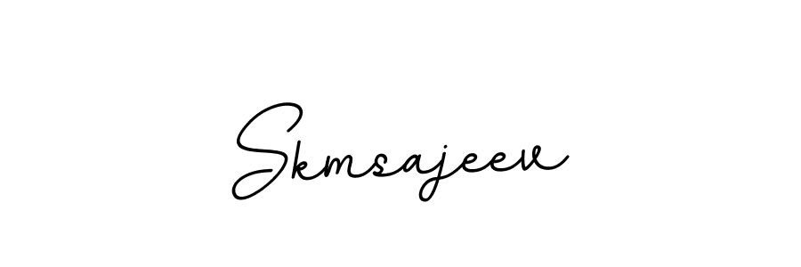 How to make Skmsajeev name signature. Use BallpointsItalic-DORy9 style for creating short signs online. This is the latest handwritten sign. Skmsajeev signature style 11 images and pictures png