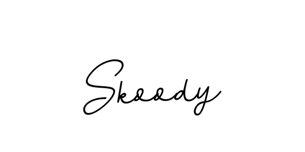 Design your own signature with our free online signature maker. With this signature software, you can create a handwritten (BallpointsItalic-DORy9) signature for name Skoody. Skoody signature style 11 images and pictures png