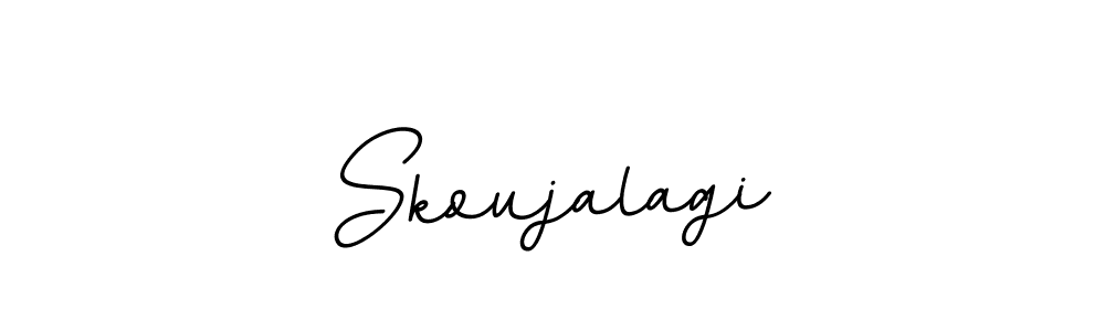 This is the best signature style for the Skoujalagi name. Also you like these signature font (BallpointsItalic-DORy9). Mix name signature. Skoujalagi signature style 11 images and pictures png