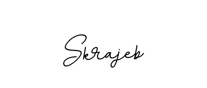 How to make Skrajeb name signature. Use BallpointsItalic-DORy9 style for creating short signs online. This is the latest handwritten sign. Skrajeb signature style 11 images and pictures png