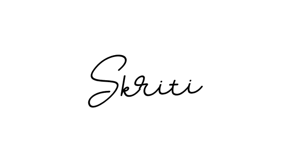 Create a beautiful signature design for name Skriti. With this signature (BallpointsItalic-DORy9) fonts, you can make a handwritten signature for free. Skriti signature style 11 images and pictures png