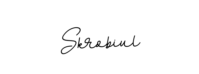 Design your own signature with our free online signature maker. With this signature software, you can create a handwritten (BallpointsItalic-DORy9) signature for name Skrobiul. Skrobiul signature style 11 images and pictures png