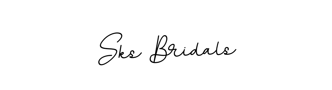 You should practise on your own different ways (BallpointsItalic-DORy9) to write your name (Sks Bridals) in signature. don't let someone else do it for you. Sks Bridals signature style 11 images and pictures png