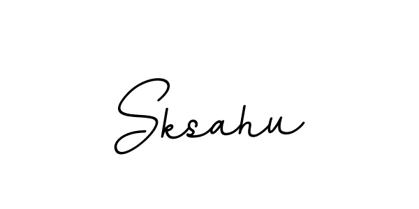 How to make Sksahu name signature. Use BallpointsItalic-DORy9 style for creating short signs online. This is the latest handwritten sign. Sksahu signature style 11 images and pictures png