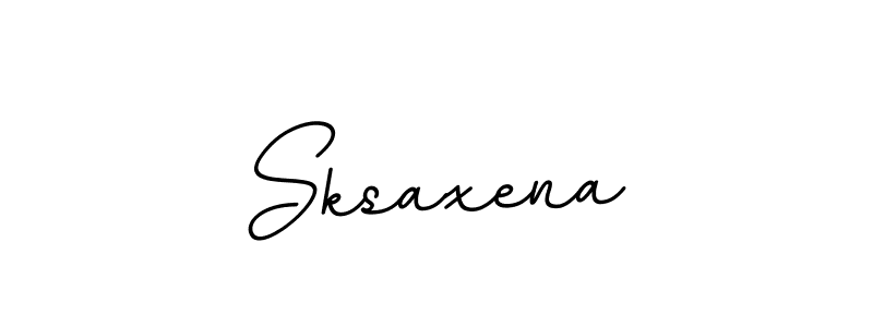 Design your own signature with our free online signature maker. With this signature software, you can create a handwritten (BallpointsItalic-DORy9) signature for name Sksaxena. Sksaxena signature style 11 images and pictures png