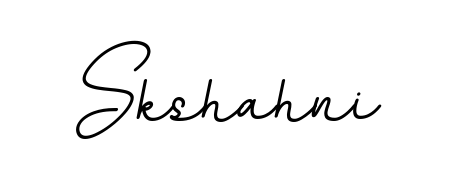 Get an exclusive digital autograph for Skshahni. The BallpointsItalic-DORy9 typeface captures the charm of real penmanship on paper. Skshahni signature style 11 images and pictures png