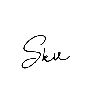 Also we have Skv name is the best signature style. Create professional handwritten signature collection using BallpointsItalic-DORy9 autograph style. Skv signature style 11 images and pictures png