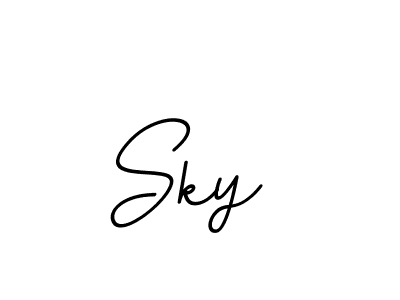 How to Draw Sky  signature style? BallpointsItalic-DORy9 is a latest design signature styles for name Sky . Sky  signature style 11 images and pictures png