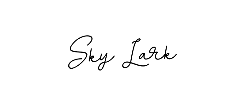 How to make Sky Lark name signature. Use BallpointsItalic-DORy9 style for creating short signs online. This is the latest handwritten sign. Sky Lark signature style 11 images and pictures png