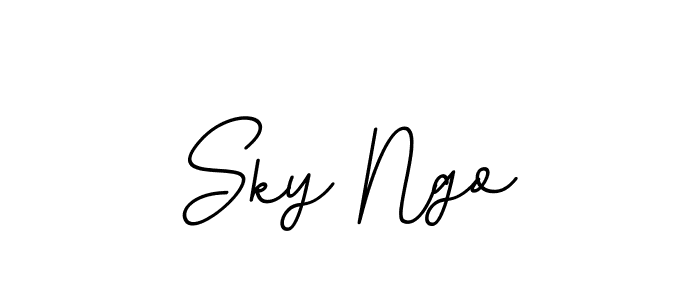 It looks lik you need a new signature style for name Sky Ngo. Design unique handwritten (BallpointsItalic-DORy9) signature with our free signature maker in just a few clicks. Sky Ngo signature style 11 images and pictures png