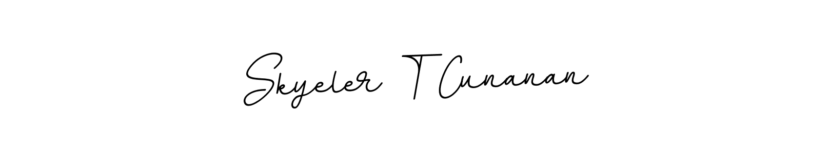 if you are searching for the best signature style for your name Skyeler T Cunanan. so please give up your signature search. here we have designed multiple signature styles  using BallpointsItalic-DORy9. Skyeler T Cunanan signature style 11 images and pictures png