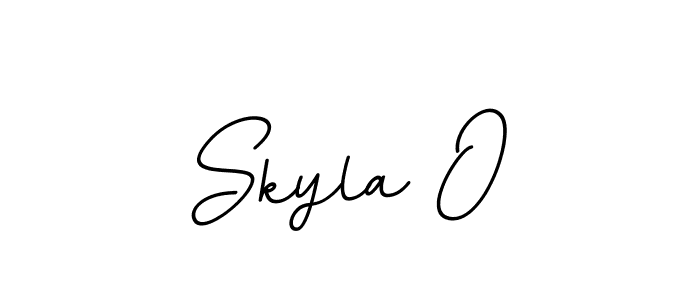 How to make Skyla O signature? BallpointsItalic-DORy9 is a professional autograph style. Create handwritten signature for Skyla O name. Skyla O signature style 11 images and pictures png