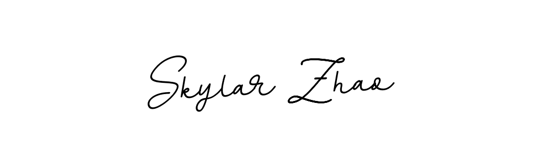 It looks lik you need a new signature style for name Skylar Zhao. Design unique handwritten (BallpointsItalic-DORy9) signature with our free signature maker in just a few clicks. Skylar Zhao signature style 11 images and pictures png