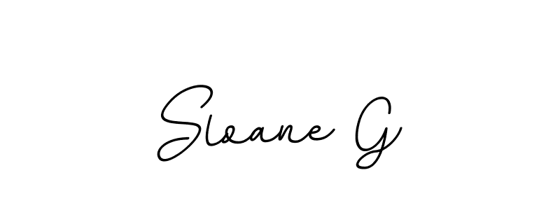 if you are searching for the best signature style for your name Sloane G. so please give up your signature search. here we have designed multiple signature styles  using BallpointsItalic-DORy9. Sloane G signature style 11 images and pictures png