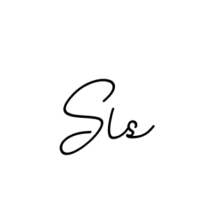 Make a beautiful signature design for name Sls. With this signature (BallpointsItalic-DORy9) style, you can create a handwritten signature for free. Sls signature style 11 images and pictures png