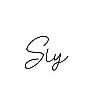 The best way (BallpointsItalic-DORy9) to make a short signature is to pick only two or three words in your name. The name Sly include a total of six letters. For converting this name. Sly signature style 11 images and pictures png