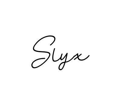 Slyx stylish signature style. Best Handwritten Sign (BallpointsItalic-DORy9) for my name. Handwritten Signature Collection Ideas for my name Slyx. Slyx signature style 11 images and pictures png
