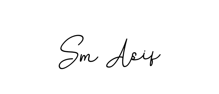 Create a beautiful signature design for name Sm Asif. With this signature (BallpointsItalic-DORy9) fonts, you can make a handwritten signature for free. Sm Asif signature style 11 images and pictures png