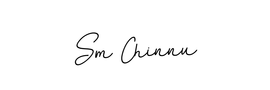 You should practise on your own different ways (BallpointsItalic-DORy9) to write your name (Sm Chinnu) in signature. don't let someone else do it for you. Sm Chinnu signature style 11 images and pictures png