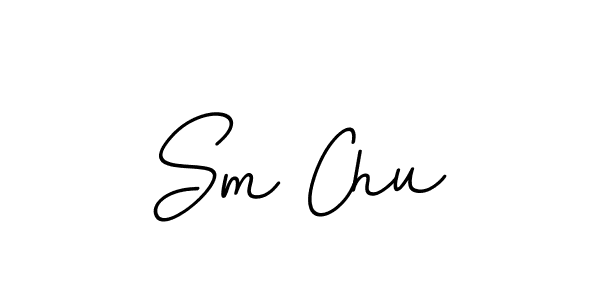 The best way (BallpointsItalic-DORy9) to make a short signature is to pick only two or three words in your name. The name Sm Chu include a total of six letters. For converting this name. Sm Chu signature style 11 images and pictures png