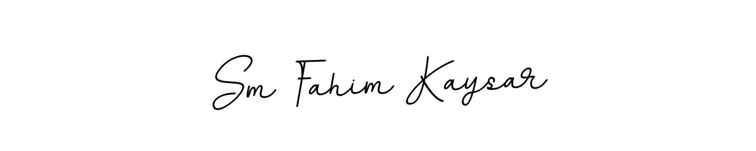 The best way (BallpointsItalic-DORy9) to make a short signature is to pick only two or three words in your name. The name Sm Fahim Kaysar include a total of six letters. For converting this name. Sm Fahim Kaysar signature style 11 images and pictures png