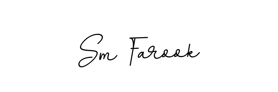 Design your own signature with our free online signature maker. With this signature software, you can create a handwritten (BallpointsItalic-DORy9) signature for name Sm Farook. Sm Farook signature style 11 images and pictures png