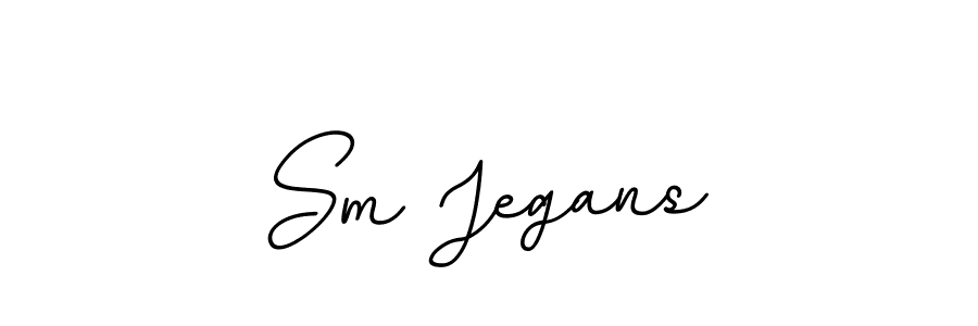 Design your own signature with our free online signature maker. With this signature software, you can create a handwritten (BallpointsItalic-DORy9) signature for name Sm Jegans. Sm Jegans signature style 11 images and pictures png