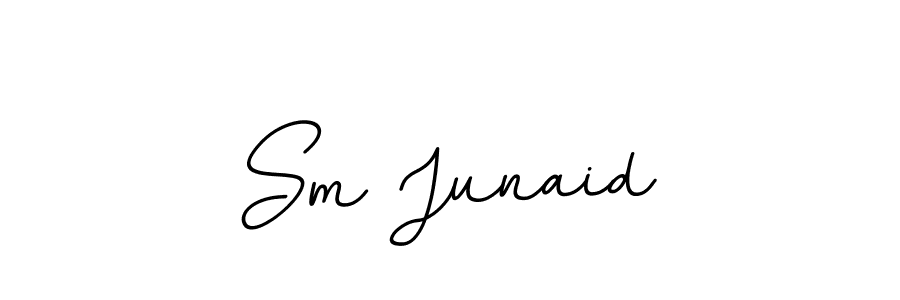 Make a beautiful signature design for name Sm Junaid. With this signature (BallpointsItalic-DORy9) style, you can create a handwritten signature for free. Sm Junaid signature style 11 images and pictures png