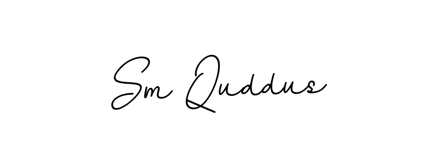 It looks lik you need a new signature style for name Sm Quddus. Design unique handwritten (BallpointsItalic-DORy9) signature with our free signature maker in just a few clicks. Sm Quddus signature style 11 images and pictures png