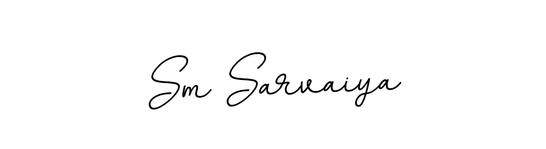 if you are searching for the best signature style for your name Sm Sarvaiya. so please give up your signature search. here we have designed multiple signature styles  using BallpointsItalic-DORy9. Sm Sarvaiya signature style 11 images and pictures png