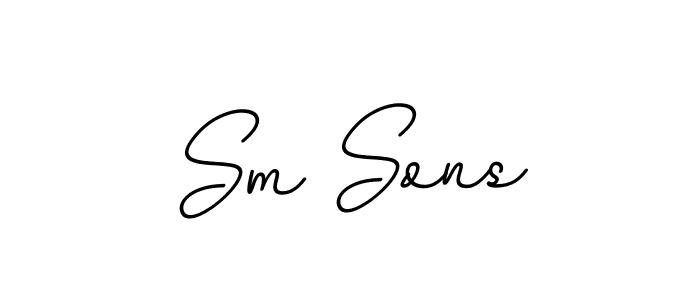 How to Draw Sm Sons signature style? BallpointsItalic-DORy9 is a latest design signature styles for name Sm Sons. Sm Sons signature style 11 images and pictures png
