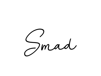 Create a beautiful signature design for name Smad. With this signature (BallpointsItalic-DORy9) fonts, you can make a handwritten signature for free. Smad signature style 11 images and pictures png