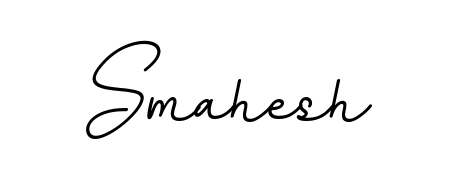 Also we have Smahesh name is the best signature style. Create professional handwritten signature collection using BallpointsItalic-DORy9 autograph style. Smahesh signature style 11 images and pictures png