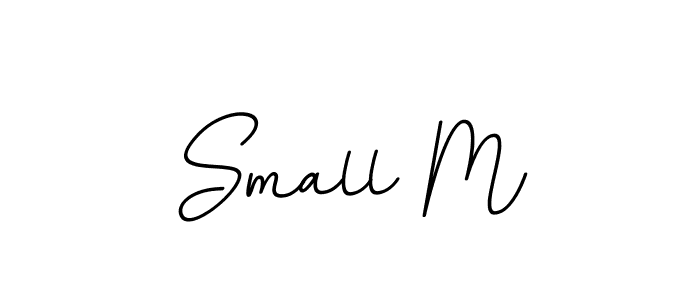 How to make Small M signature? BallpointsItalic-DORy9 is a professional autograph style. Create handwritten signature for Small M name. Small M signature style 11 images and pictures png