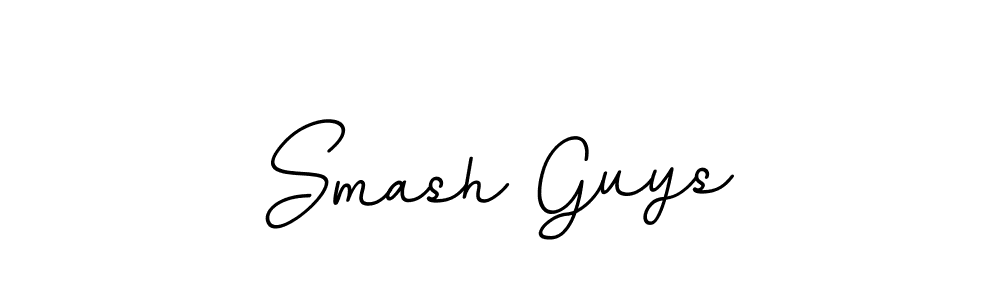 Create a beautiful signature design for name Smash Guys. With this signature (BallpointsItalic-DORy9) fonts, you can make a handwritten signature for free. Smash Guys signature style 11 images and pictures png