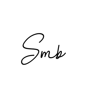 Create a beautiful signature design for name Smb. With this signature (BallpointsItalic-DORy9) fonts, you can make a handwritten signature for free. Smb signature style 11 images and pictures png